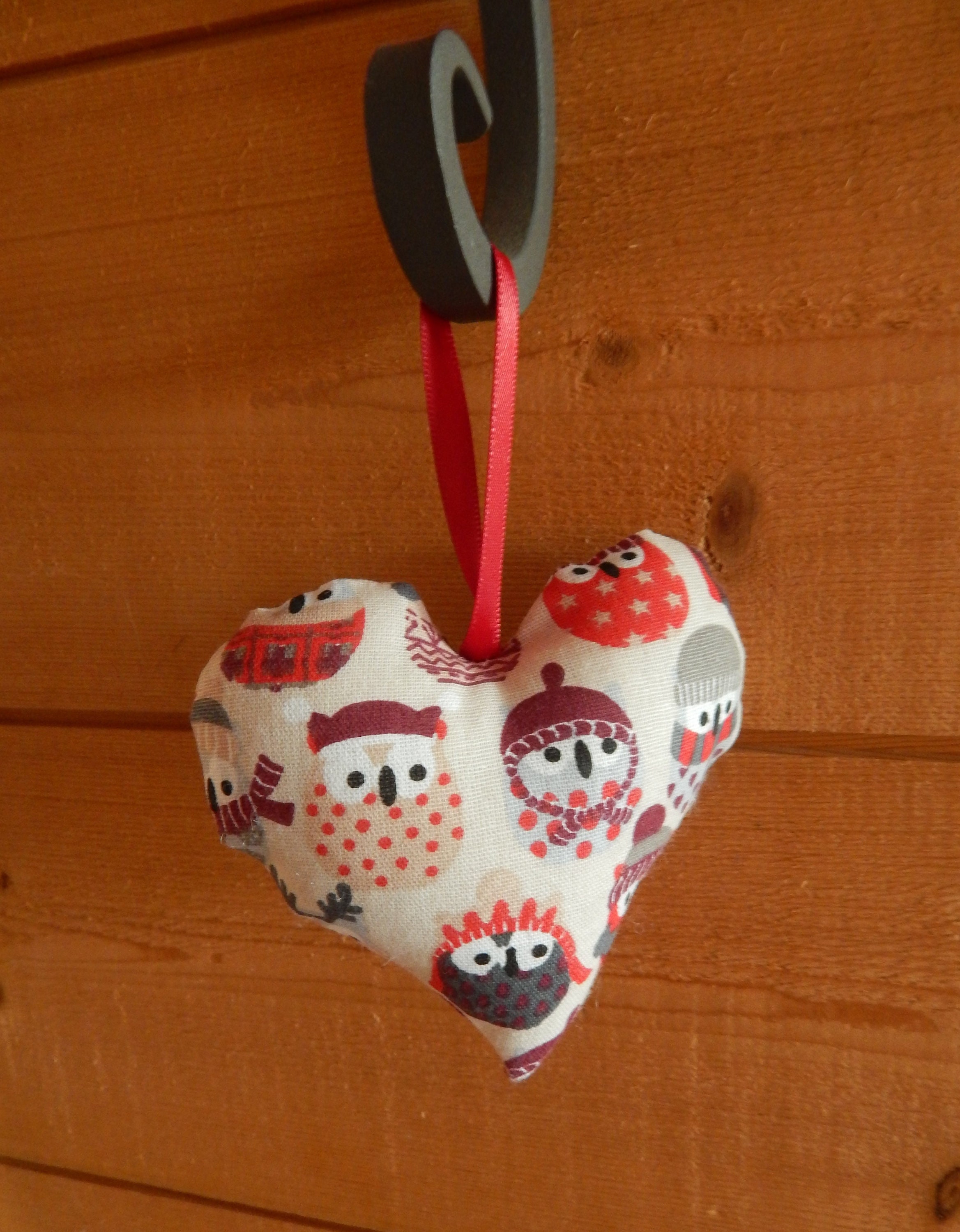 Coeur en Tissu Fait Main