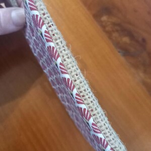 Washable cotton and honeycomb sponge, zero waste, eco-friendly Toile de jute