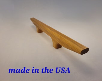 18" hardwood door handle, made in USA, oak, walnut, cherry, mahogany, FREE SHIPPING