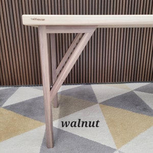 Dining Height Brace legs, walnut, maple, oak, cherry, ash, mahogany, Free shipping image 6