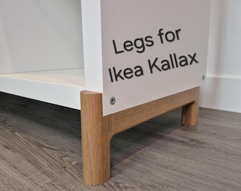 Ikea Kallax Leg Kit - Walnut, White Oak, Mahogany
