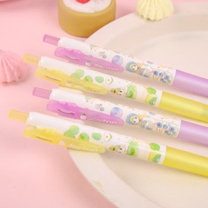 0.5mm Micro Point Black Ink Gel Pen - Cute Fruit Girl Pen, Kawaii pen,  Stationery, School Supplies