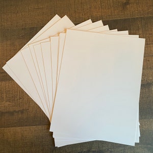 Papier cartonné blanc premium ultra lisse | pour marqueurs à base d'alcool | Estampage | Impressions numériques | Fabrication de cartes