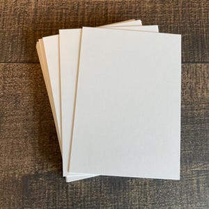 Blanks blancs pour cartes à collectionner pour artistes techniques mixtes | Blancs supports mixtes | Blancs ATC | Ebauches standard ATC | Technique mixte | 300 g/m²