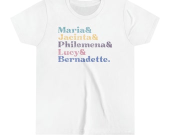 Girls T-Shirt, Girls Saint Shirt, Catholic Girls Shirt, Saint Shirt, Birthday Gift for Girls, First Communion Gift, Confirmation Gift