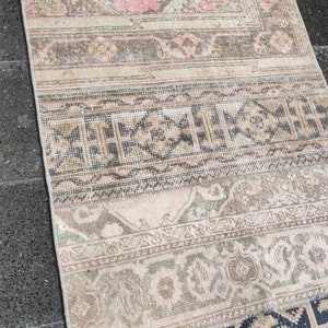 2.65 x 31.06 ft / Oushak Rug / Oushak Runner / kitchen Runner Rug /Hallway Runner Rug / extra long runner/Vintage Runner Long/Runner Rug/250 image 9