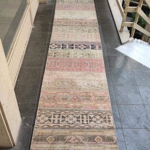 2.65 x 31.06 ft / Oushak Rug / Oushak Runner / kitchen Runner Rug /Hallway Runner Rug / extra long runner/Vintage Runner Long/Runner Rug/250 image 7