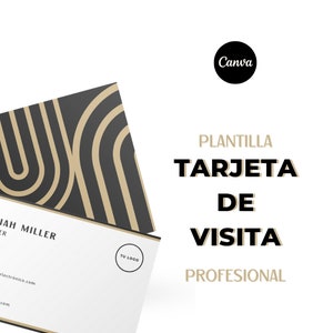 Modèle de carte de visite professionnelle Modèle de carte de visite PRO 100% modifiable avec Canva | Téléchargement immédiat