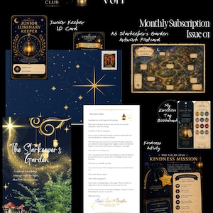 Abbonamento mensile a newsletter per bambini / Posta magica per bambini dai 3 anni in su / Regalo con storie e attività / Regalo per nonni / Grandi emozioni /