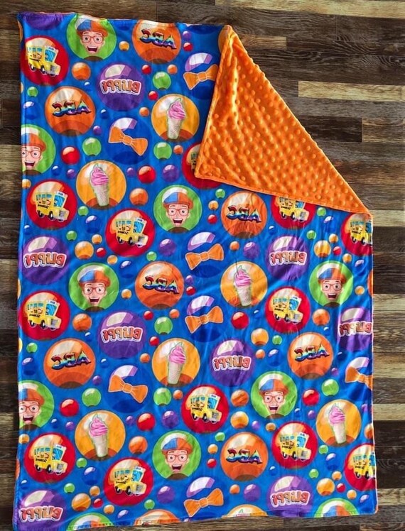Blippi Baby Blanket Etsy