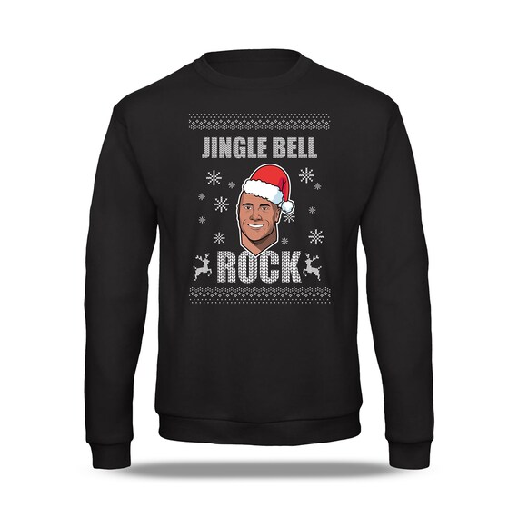 Jingle Bell ROCK THE ROCK Ugly Sweater Ugly Christmas Etsy UK