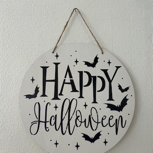Halloween 12 Inch Hanging Sign