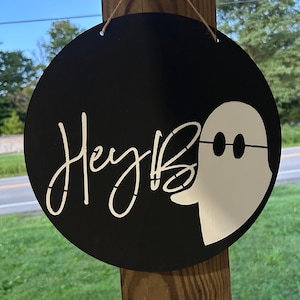 Halloween 12 Inch Hanging Sign