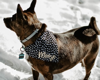 Personalized Dog Bandana, Custom Dog Bandana, Dog Scarf