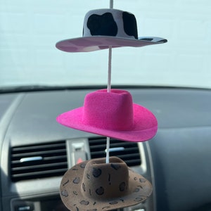 Mini Cowboy Hat Car Charm
