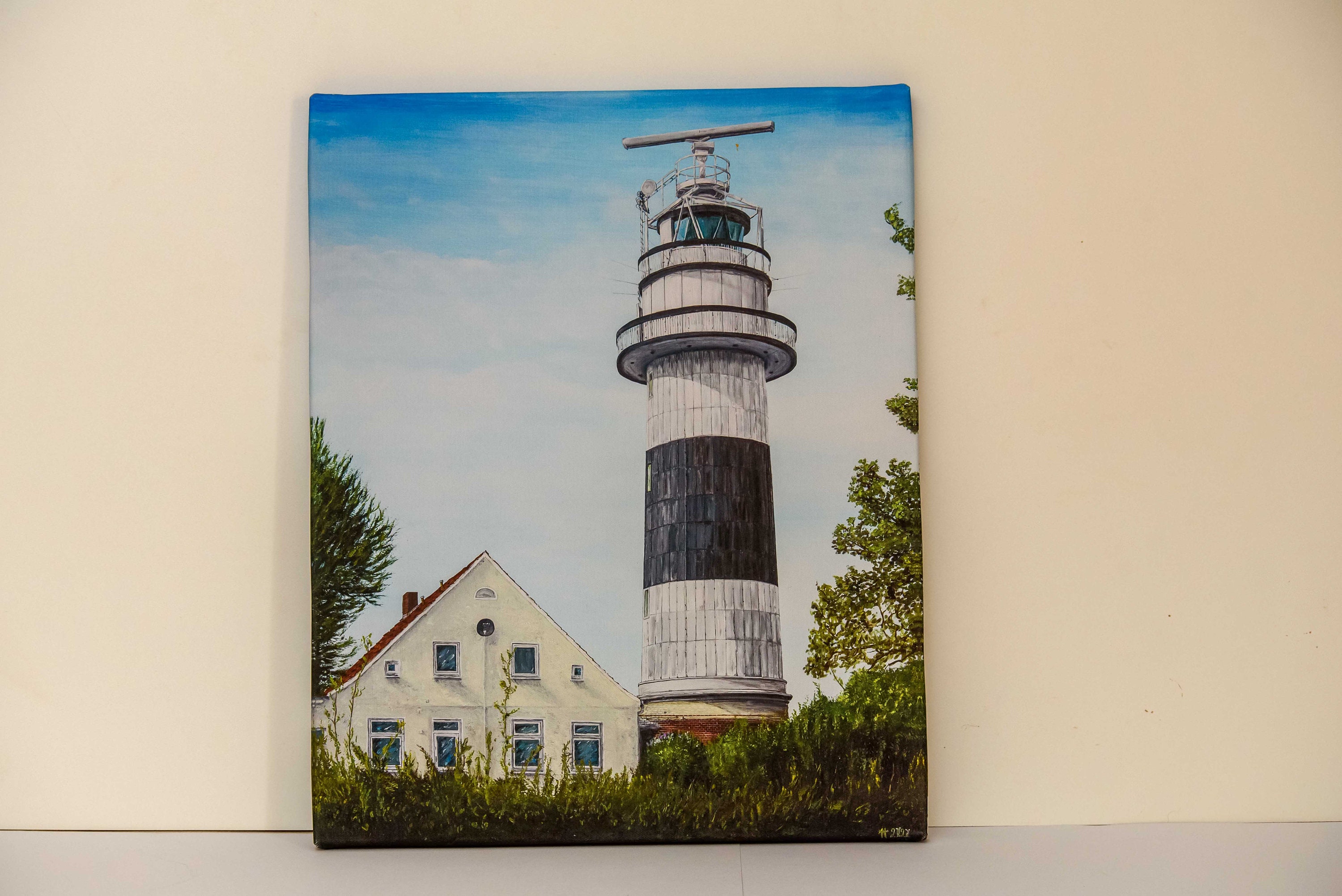 Wandbild leuchtturm