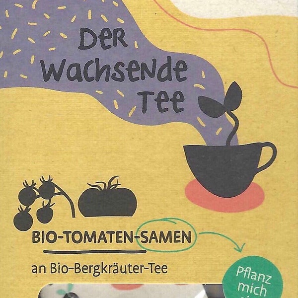 Der wachsende Tee | Tomatenparadies | Bio-Bergkräuter-Tee | Primoza | Virginia‘s Naturwerk