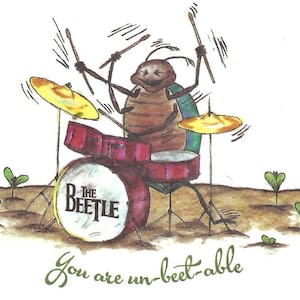 You are un-beet-able | Die wachsende Karte | Kunstpostkarte | Primoza | Virginia‘s Naturwerk