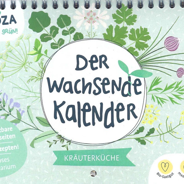 Der wachsende Kalender | Kräuterküche zeitlos | Primoza | Virginia‘s Naturwerk