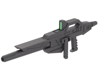 Modular Beam Rifle MkII - 3D-Printed 1/144 Mecha Weapon