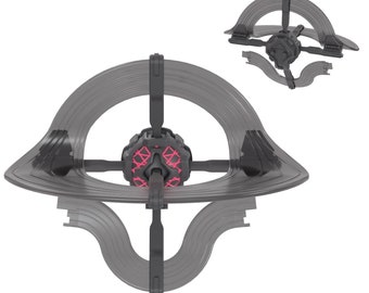 DARKSTAR Black Hole Backpack - 3D-Printed 1/144 Mecha Upgrade Set