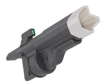 Crux Dynamics Beam Diffusion Gun - 3D-Printed 1/144 Mecha Weapon