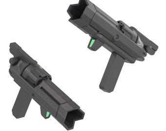 Crux Dynamics Beam Pistol Set - 3D-Printed 1/144 Mecha Weapon