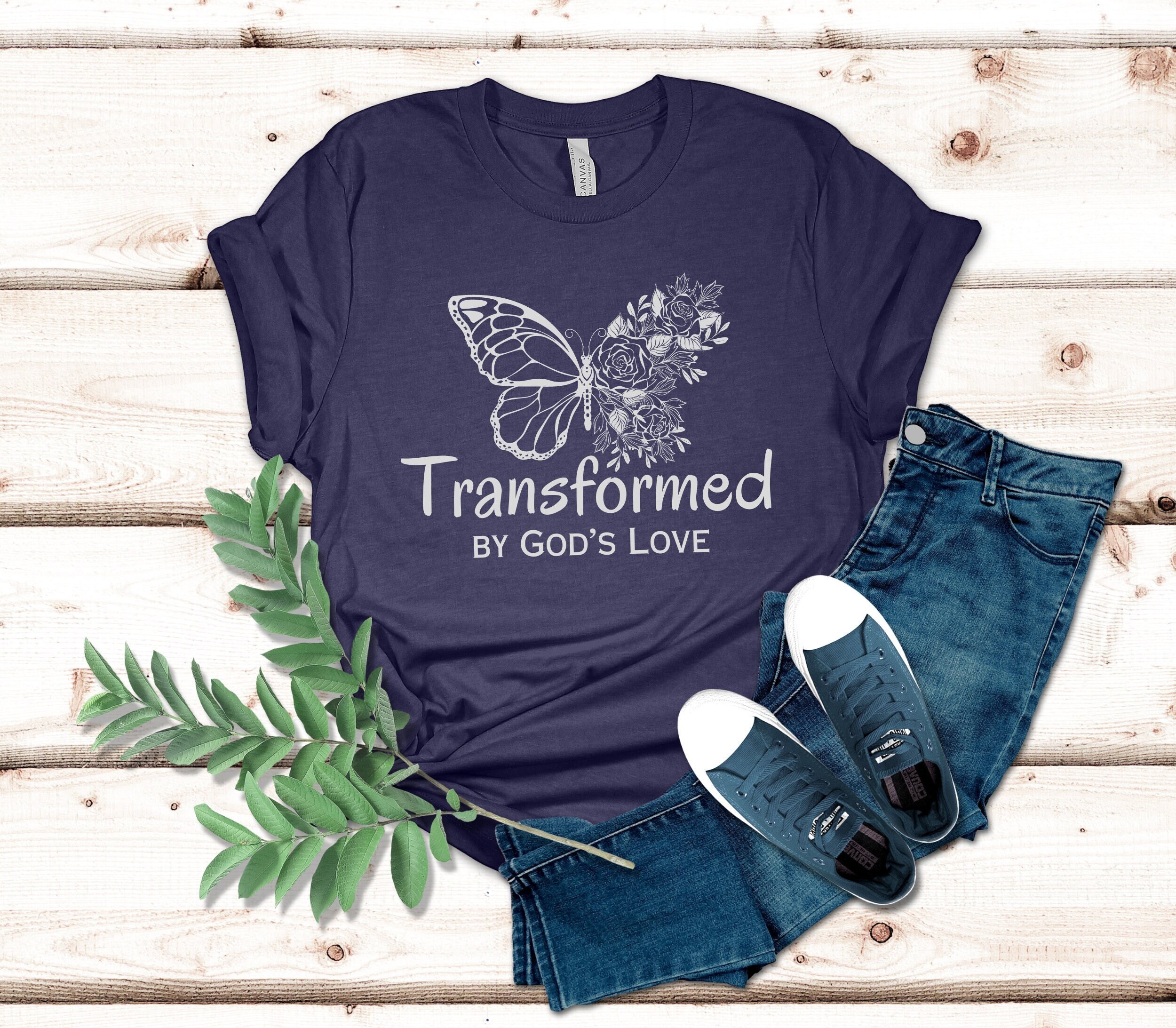 Transformed By God's Love T Shirt Transformed By God's Love T Shirt