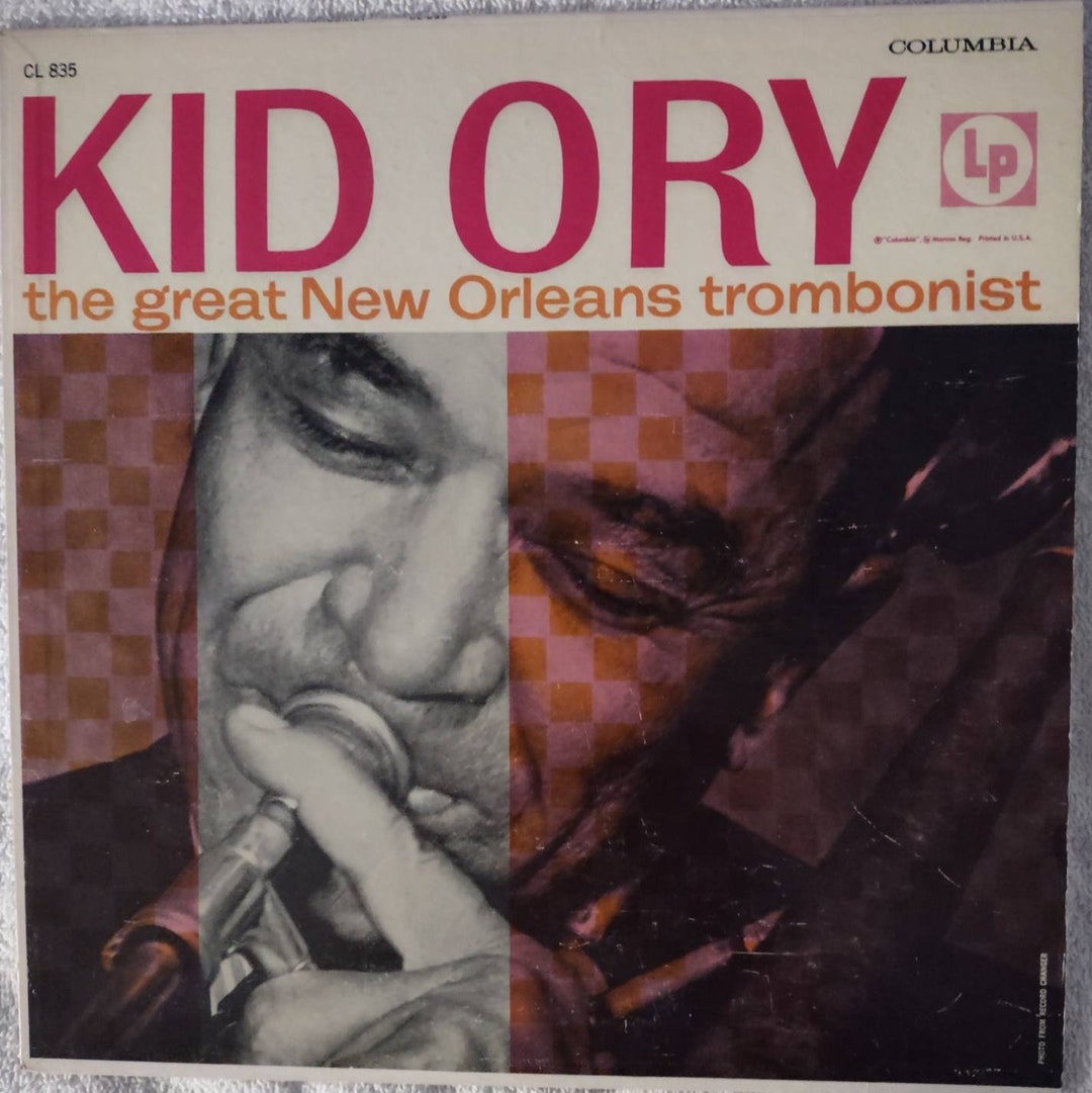 Kid Ory the Great New Orleans Trombonist 1956 on Columbia CL 835 Etsy