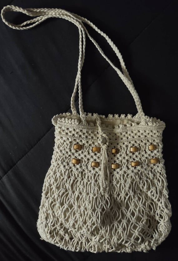 Vintage Crochet handbag by Mr Ernest handbag inc