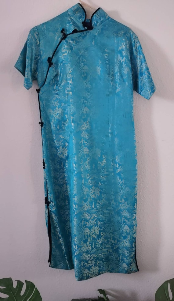 Women's blue Chinese/asian dress