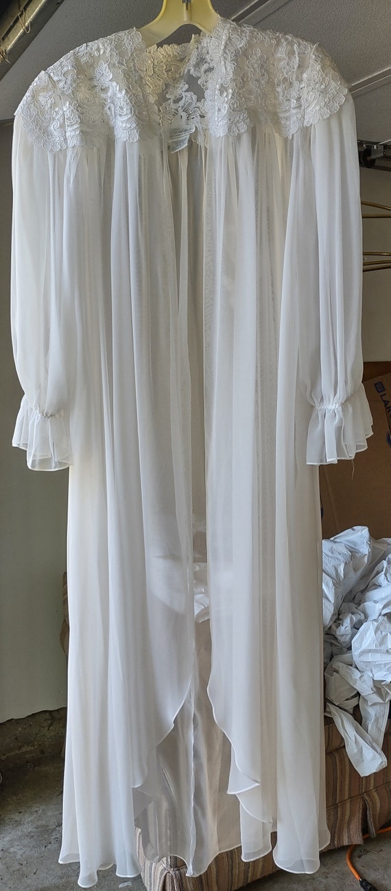 Ladies white lace nightgown by Terry Russo and rob