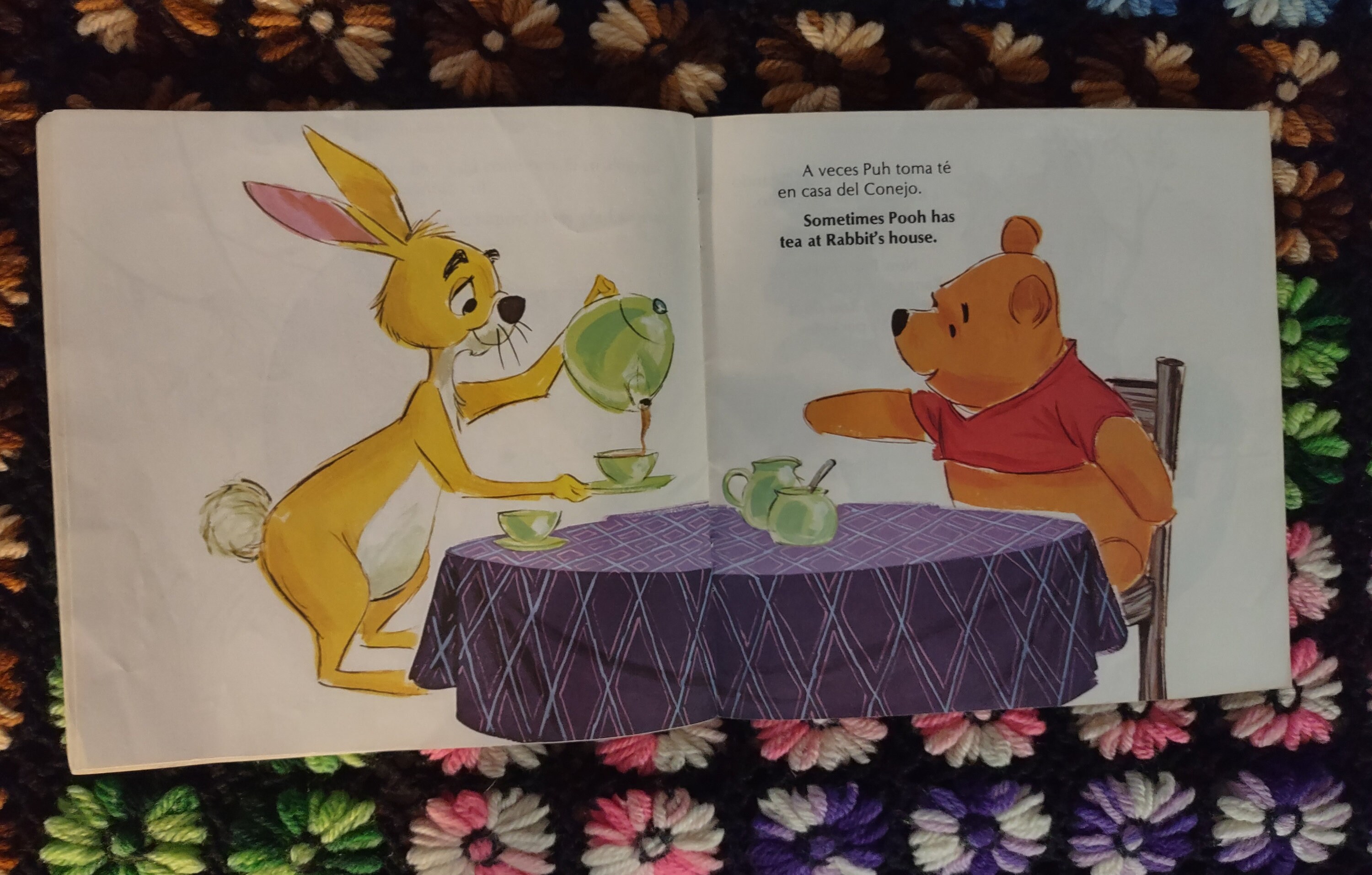 The Winnie the Pooh Book Bilingual/english/espanol Etsy