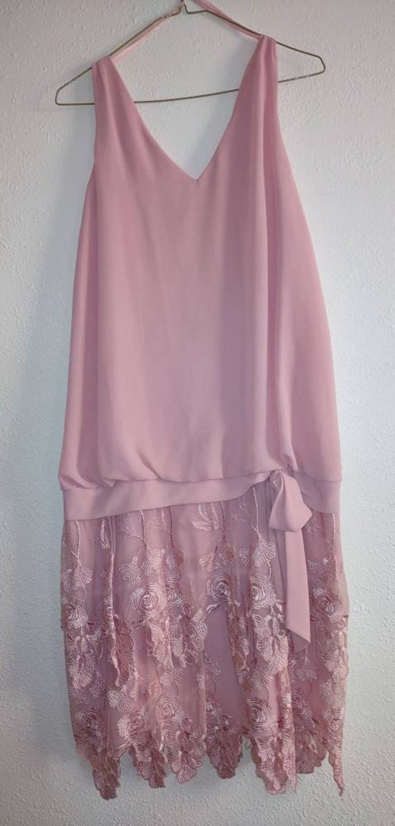 Inner Circle Inc ladies pink evening dress vintage