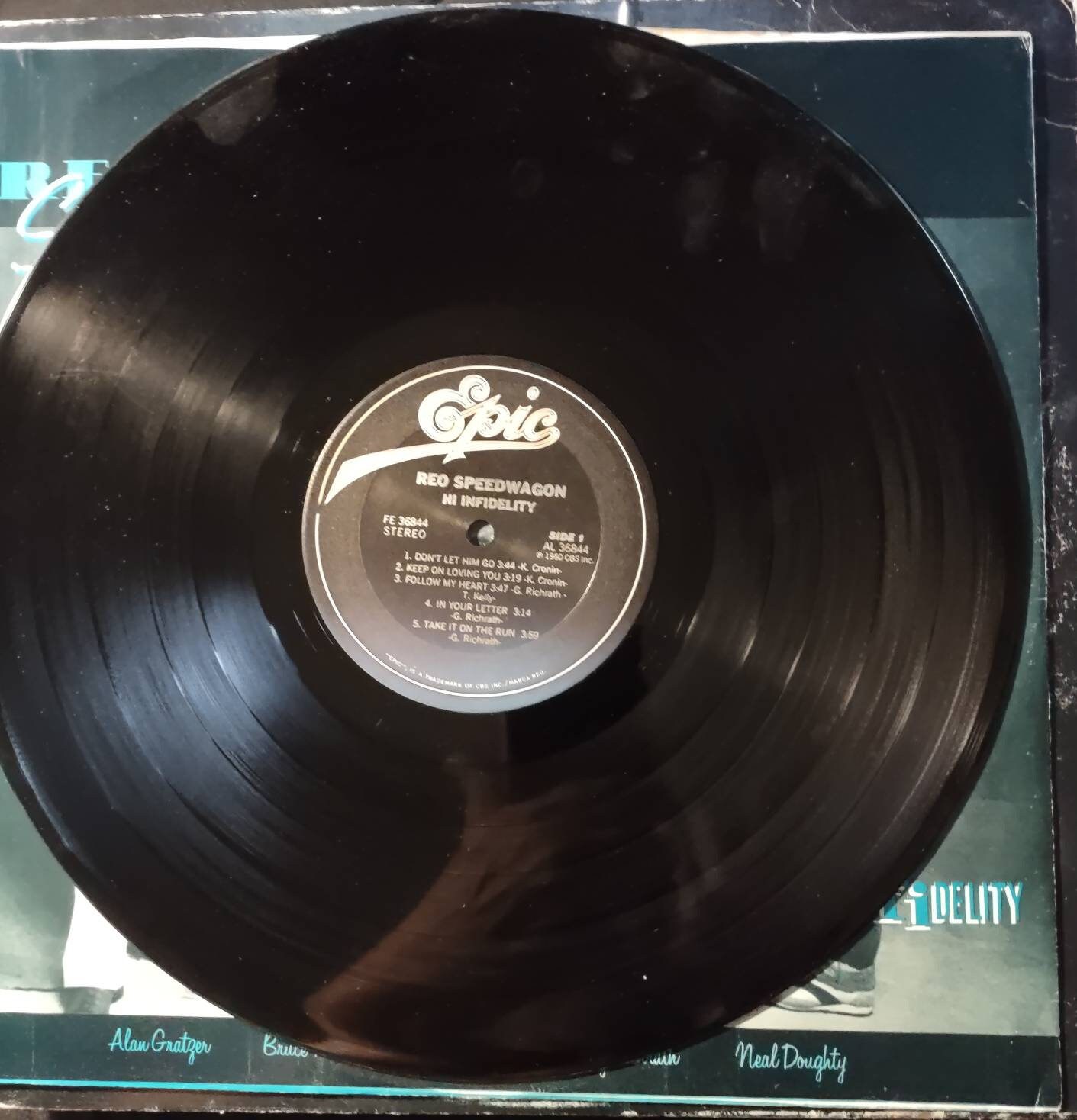 REO Speedwagon Hi Infidelity 1980 on Epic FE-36844 - Etsy