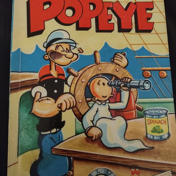 Popeye 1978 Wonder Books Edition original copyright 1955 King Features Syndicate