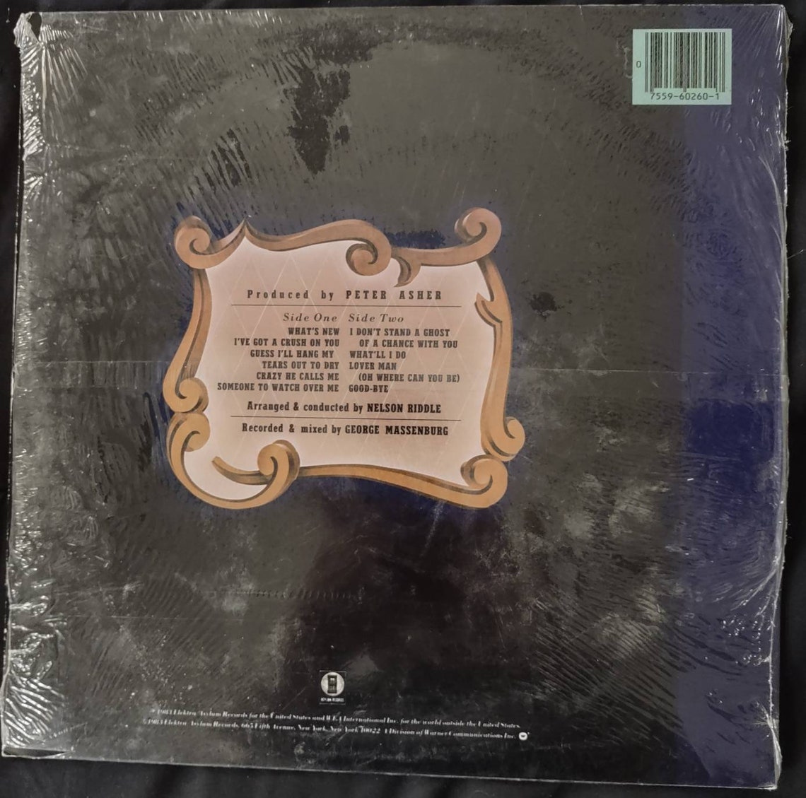 Linda Ronstadt & the Nelson Riddle Orchestra 1983 on Elektra - Etsy