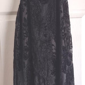 Women's brocade black lace halter dress by Francesca's