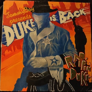 Rappin Duke - Tommy Boy Presents Duke Is Back 1986 on Tommy Boy music TB 881 on