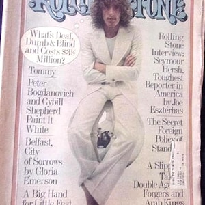 Rolling Stone Magazine April 10th, 1975 Issue No. 184 with Roger Daltrey on the cover
