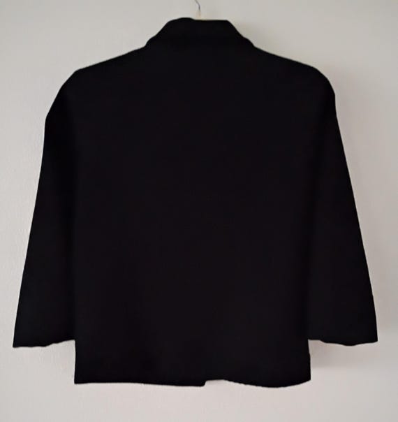 Women's black 5 button wool Pendleton coat size 8 - image 2