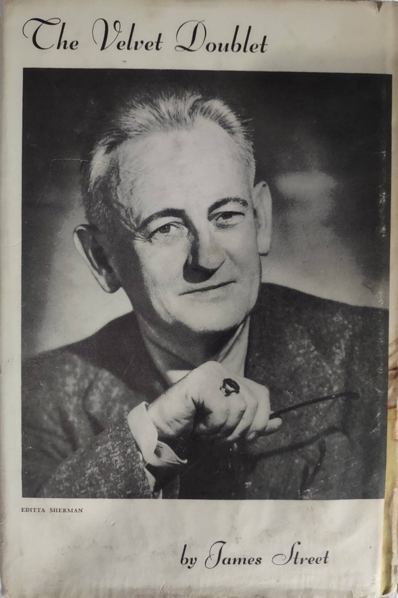 The Velvet Doublet by James Street Copyright 1953 First Etsy