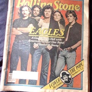 Rolling Stone Magazine November 29th, 1979 Issue No. 306 with Eagles on the cover