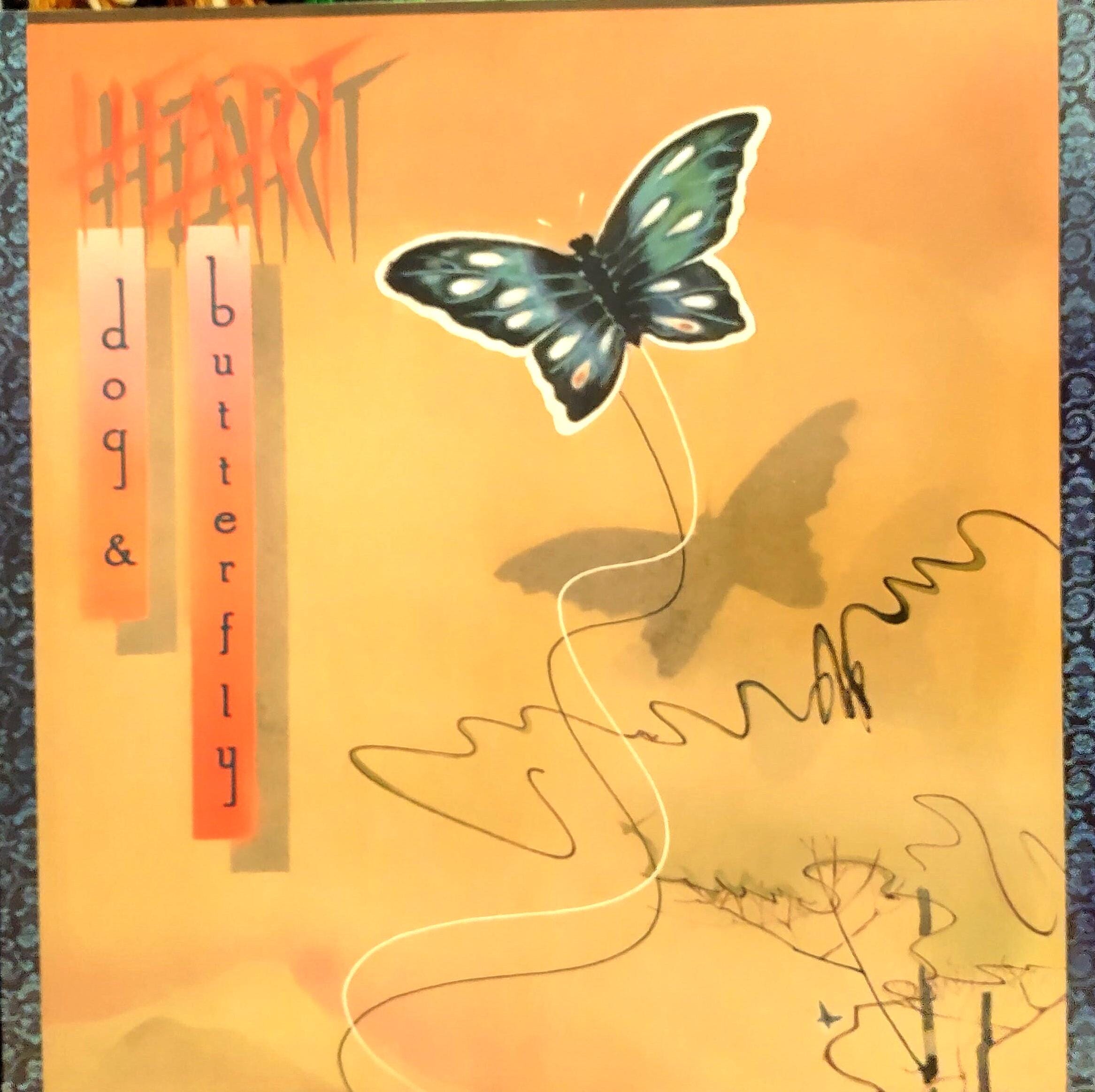 Heart - Dog & Butterfly 1978 on Portrait FR 35555 - Etsy