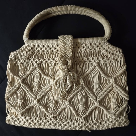 Crochet Free People Tote 70s inspired bags