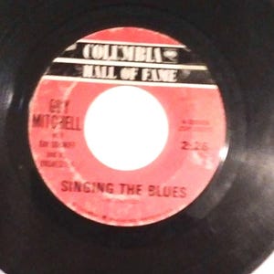 Guy Mitchell - Heart Aches by the Number 7" 45rpm Vinyl Record