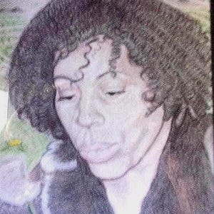 Prison/inmate original art portrait in colored pencil titled Butch&#39;s Friend