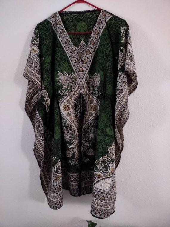 Women's vintage African Dashiki Kaftan - image 1