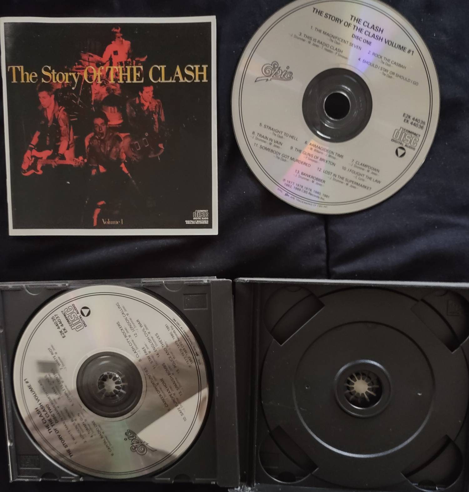 THE CLASH/The Story OF THE CLASH/2CD未開封 The Clash - the Story of the Clash Volume I 1988 2CD Set on Epic