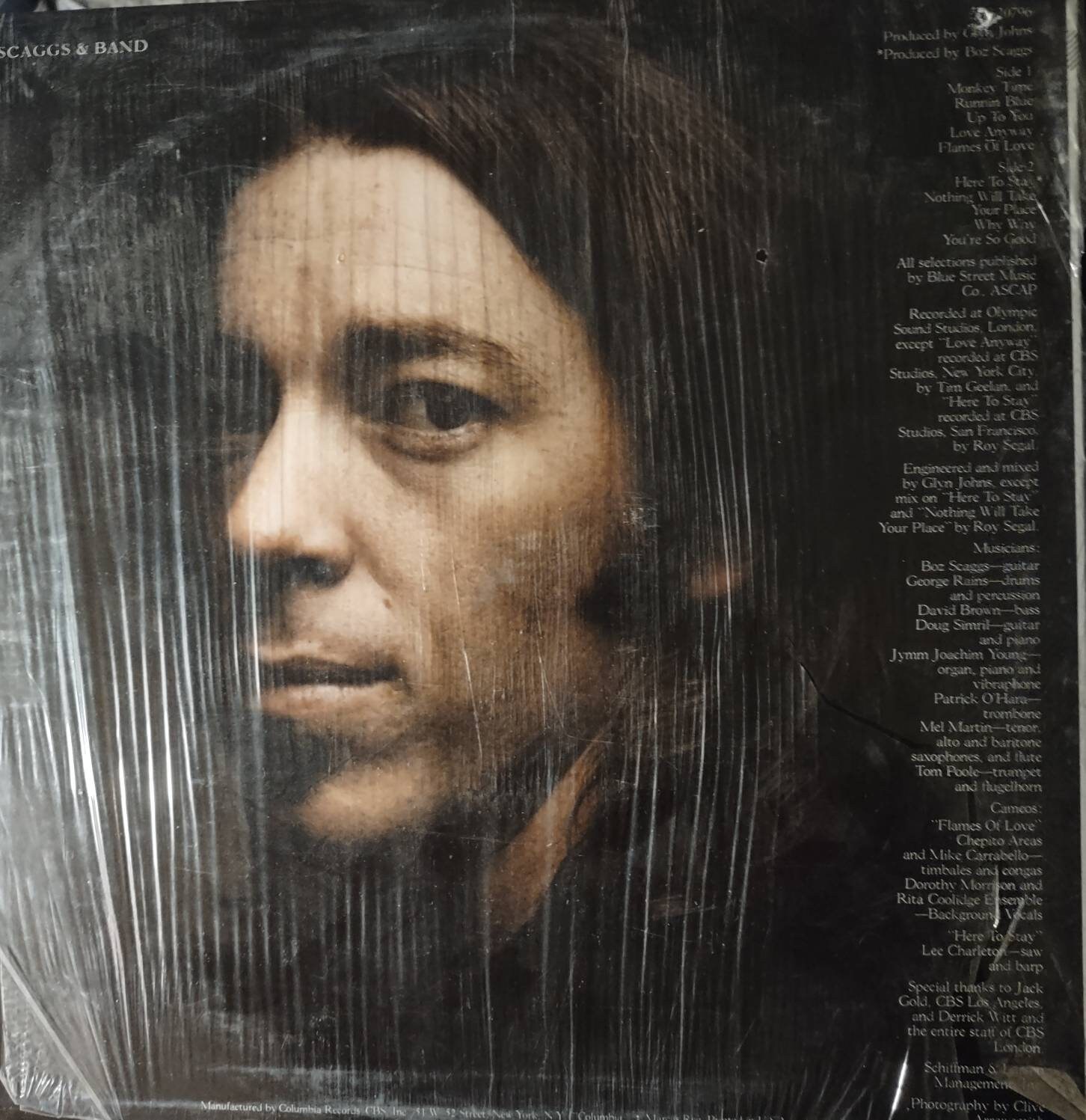 Boz Scaggs & Band 1971 on Columbia C 30796 - Etsy